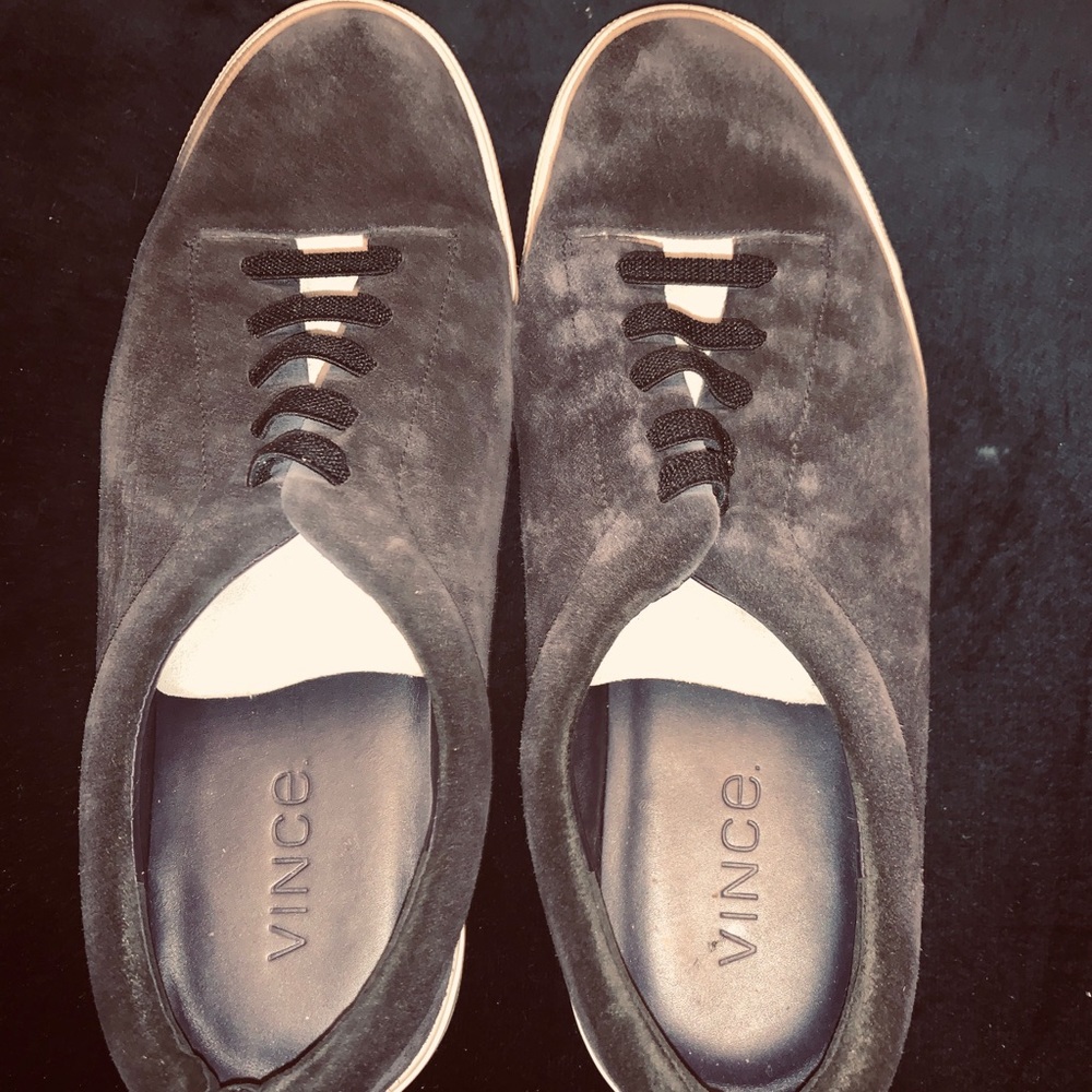 Vince elastic lace slip on sneakers